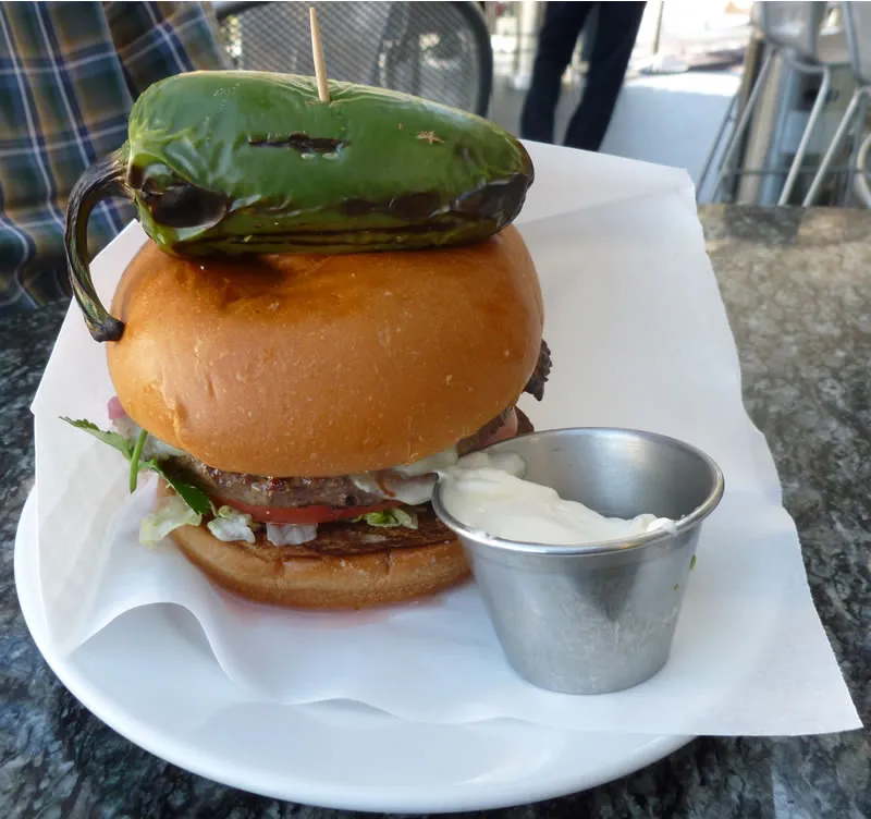Stripburger Jalapeno Popper Burger