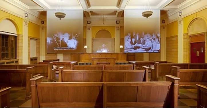 Mob Museum Courtroom