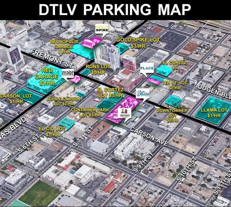 DTLV Parking Map