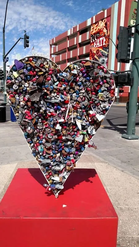 Love Lock at the Container Park Sept 2016