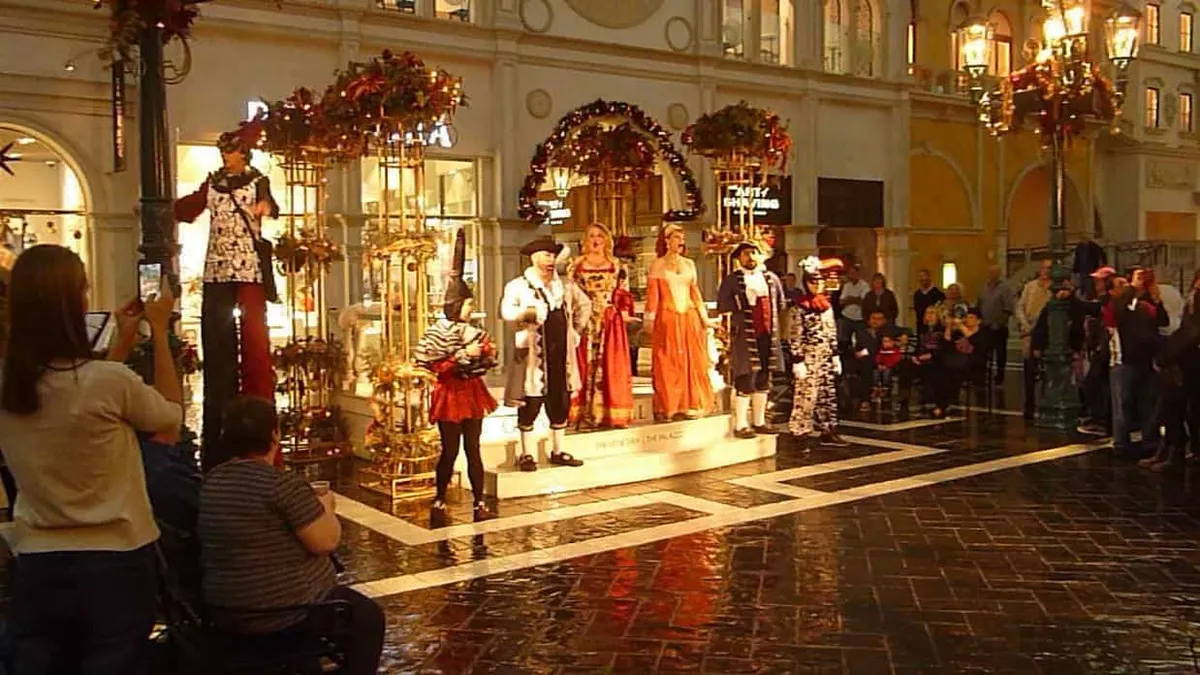 Streetmosphere in Venetian Las Vegas