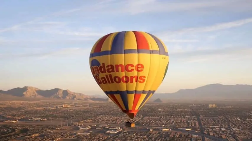 Vegas hot air balloon ride