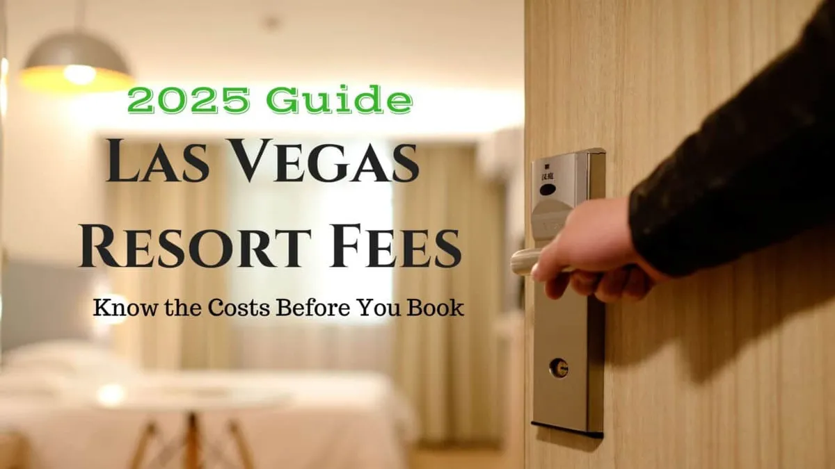 Resort Fees at Las Vegas Hotels in 2025