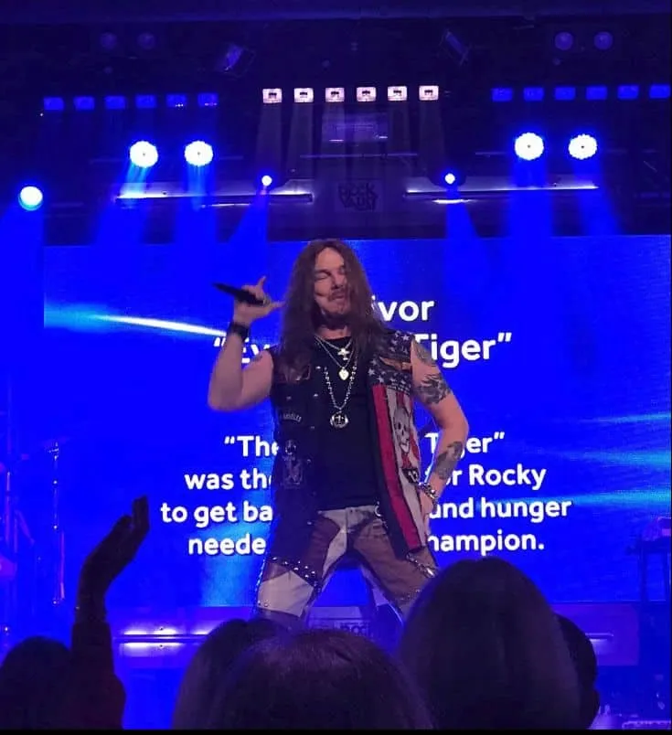info screen at raiding the rock vault