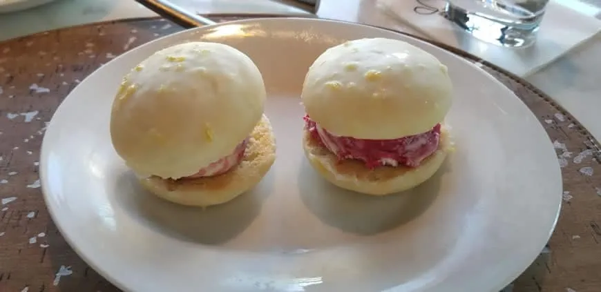 Giada lemon ricotta cookie sandwich raspberry sorbet