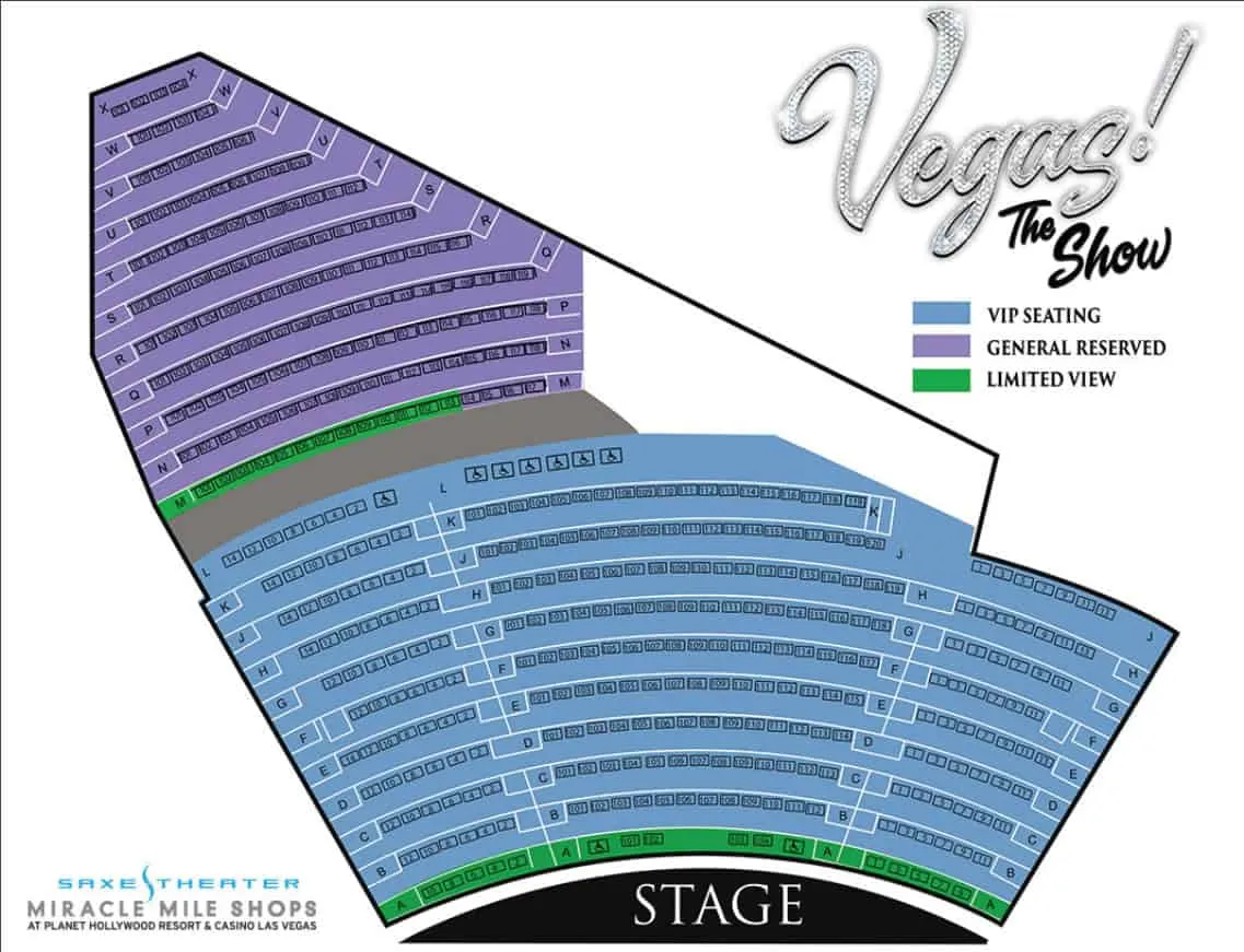 vegas the show seating chart