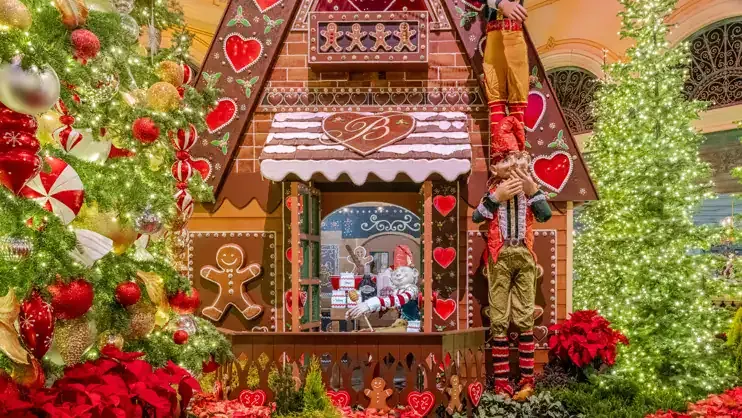 Bellagio Conservatory Holiday 2024 Gingerbread House