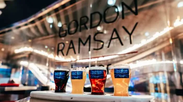 Gordon Ramsay Burger Drinks Menu