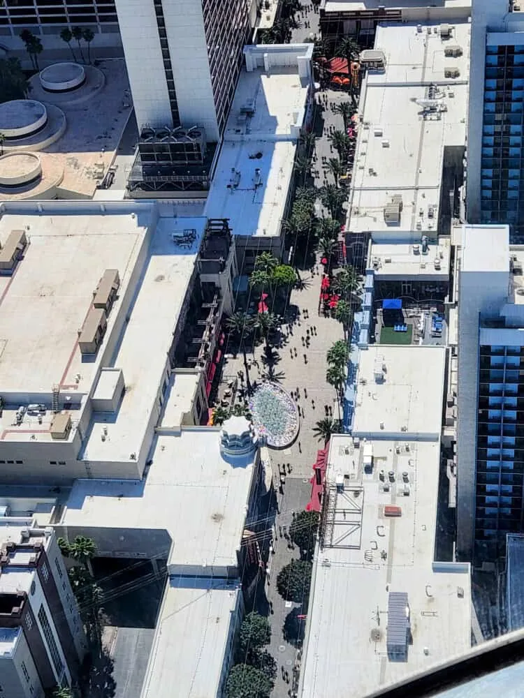 Linq Promenade Aerial View from the High Roller