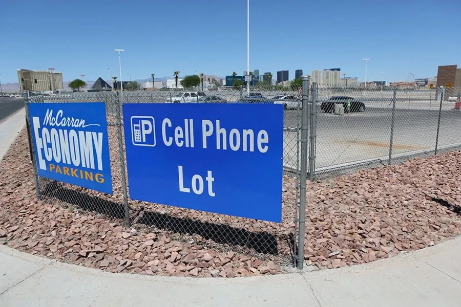 McCarran Cell Phone Lot
