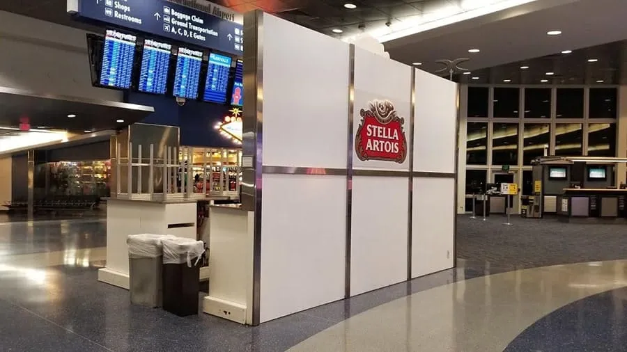 Stella Artois Bar at Airport
