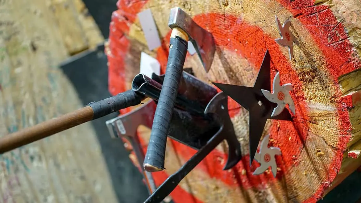 Axe Throwing at Las Vegas