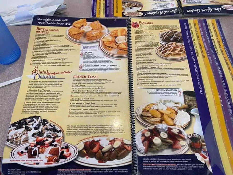 Blueberry Hill Family Restaurant Menu