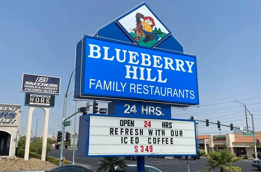 Save Up Your Appetite for Blueberry Hill Family Restaurant in Las Vegas, NV