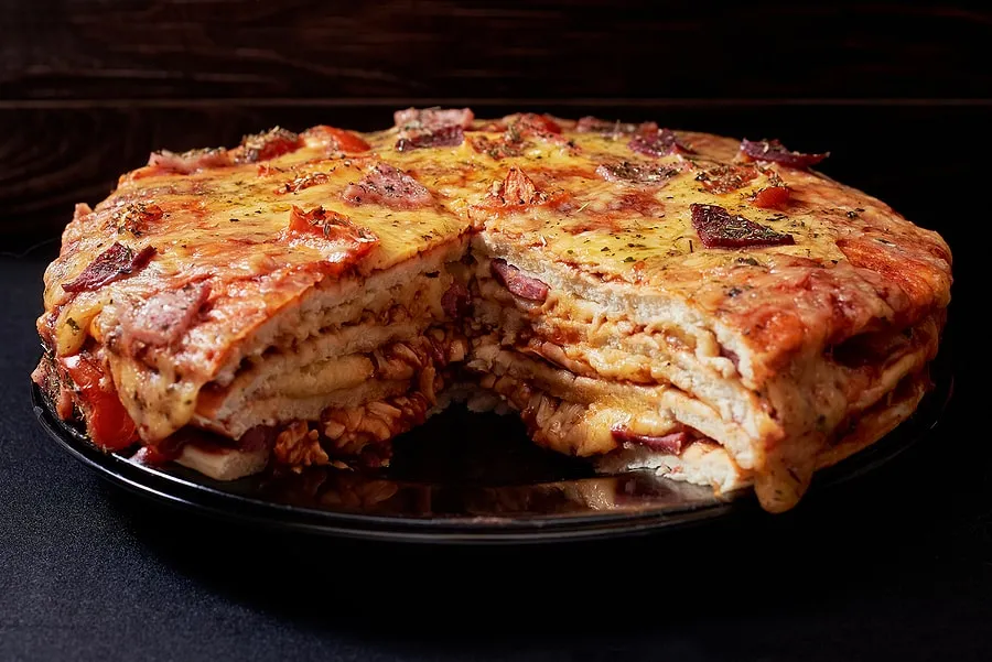 Pizza Cake Menu