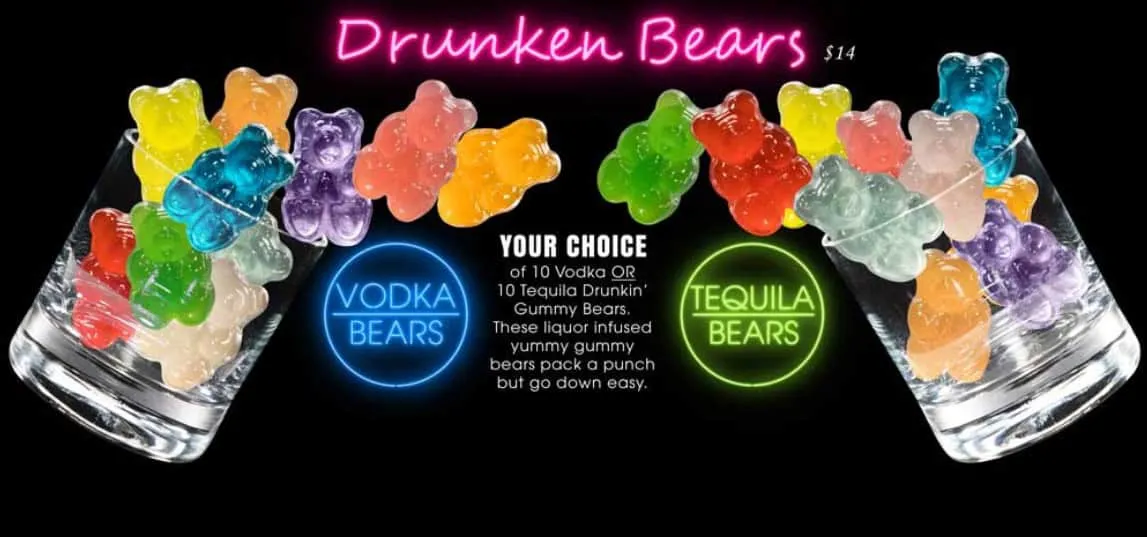 Candy Martini Bar Drunkin Bears