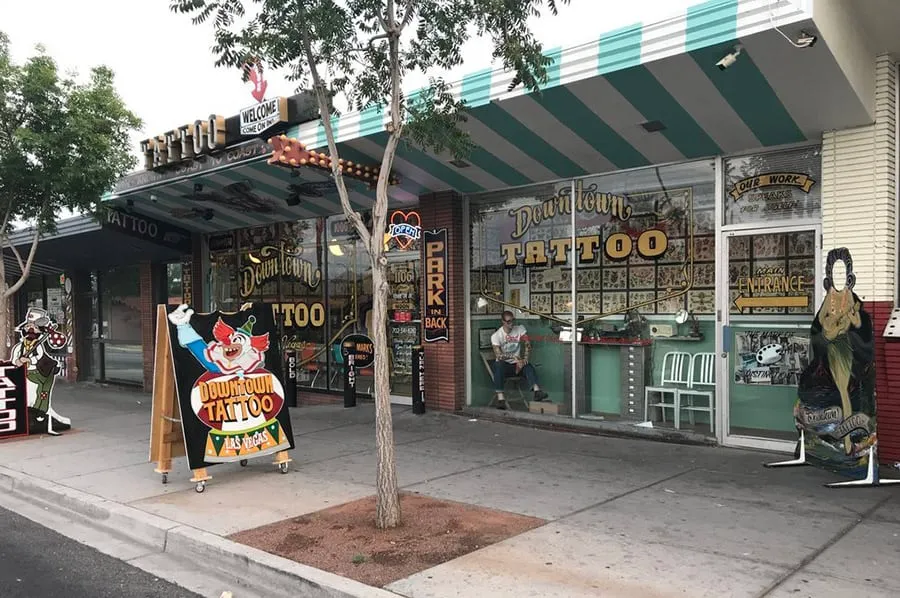 Downtown Tattoo Shop in Las Vegas