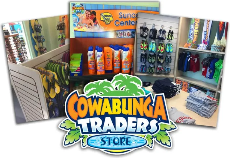 Shopping at Cowabunga Bay Water Park