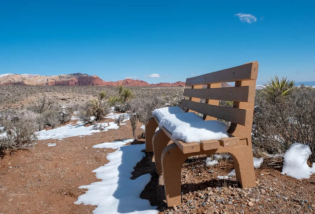 Snow in Las Vegas