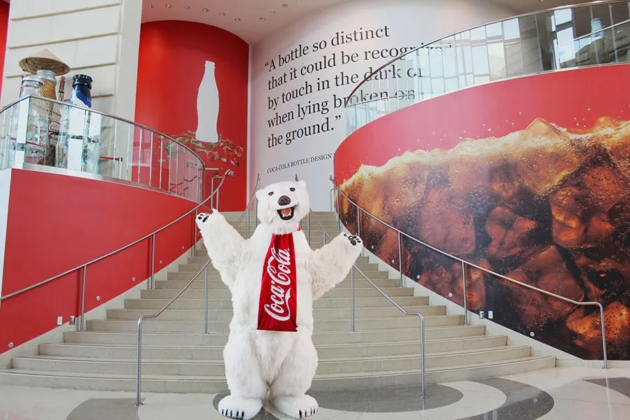 meet the coca cola polar bear