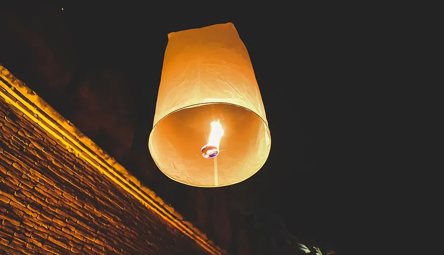 Rise Lanterns Light Up the Night Sky