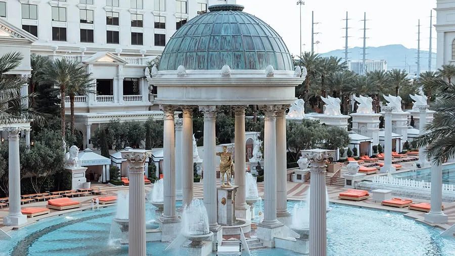 TEMPLE POOL at Caesars Palace