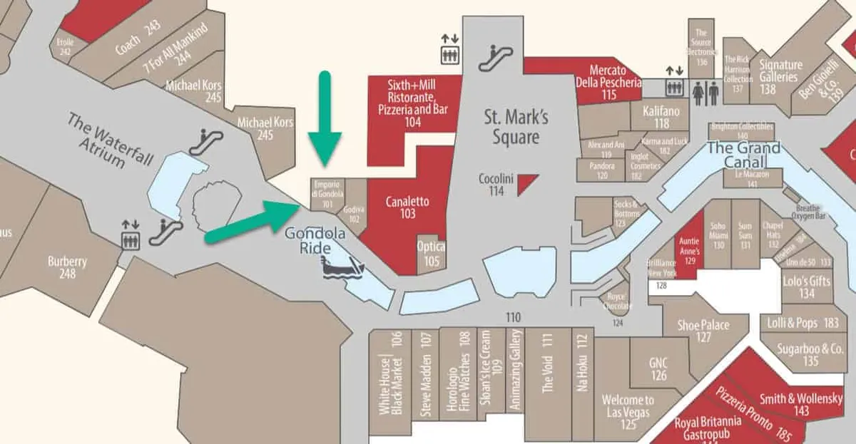 venetian gondola ride reservations