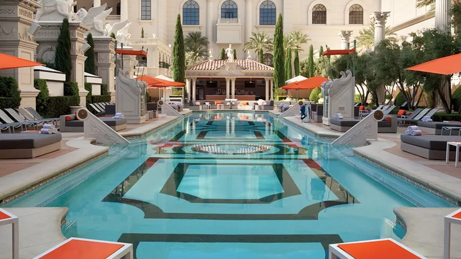 venus pool at Caesars Palace