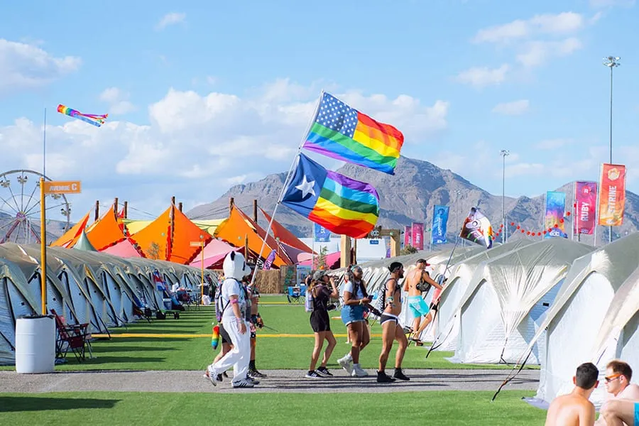 Camping At the Festival Grounds