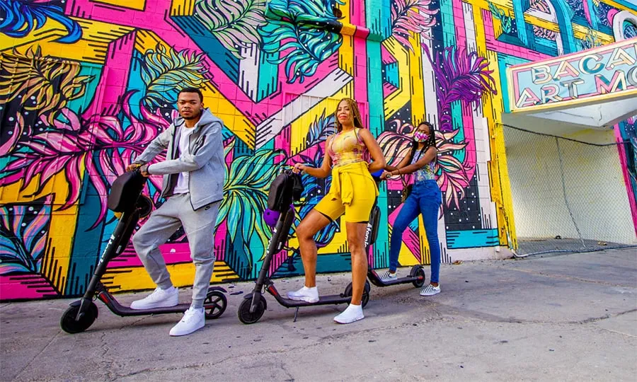 downtown party ride tours by atomic scooters