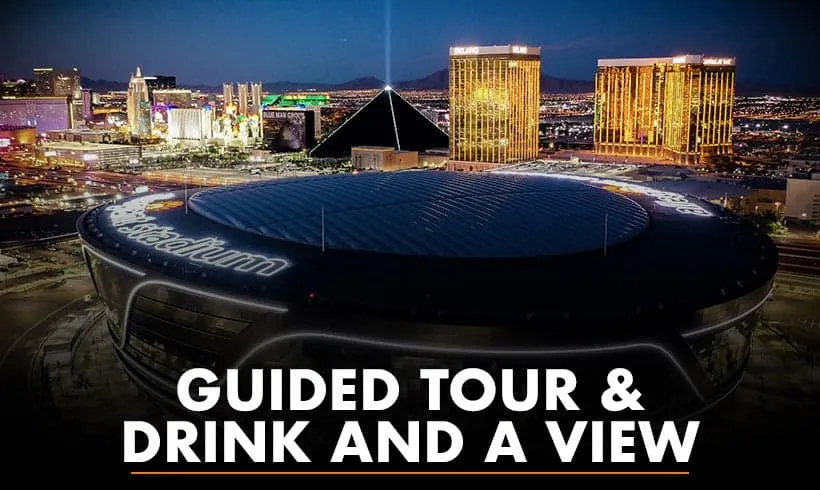 guided tour with drink a view