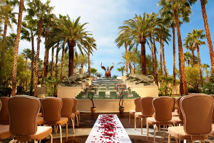 Mandalay Bay Swan Court Wedding