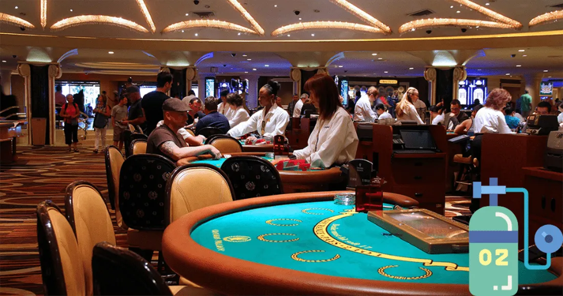 Do casinos pump oxygen?