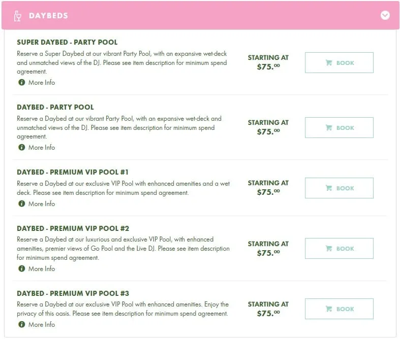Flamingo GO Pool Daybed Prices