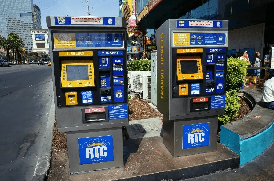 ticket vending machines