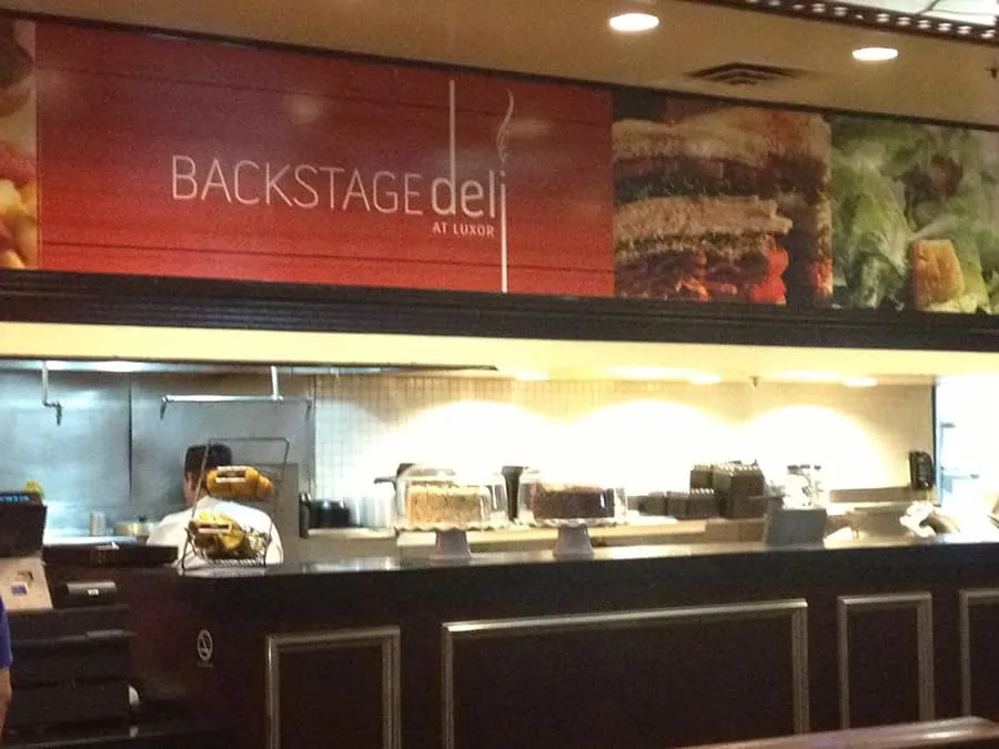 Backstage Deli at Luxor (Wednesday - Sunday Only)