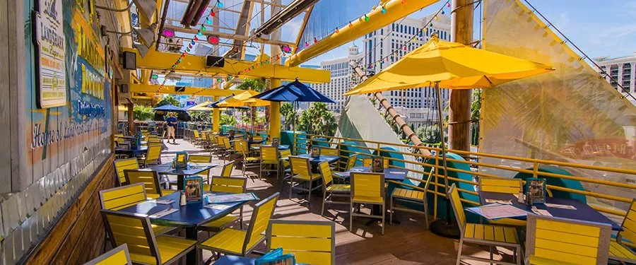 Patio are at Margaritaville