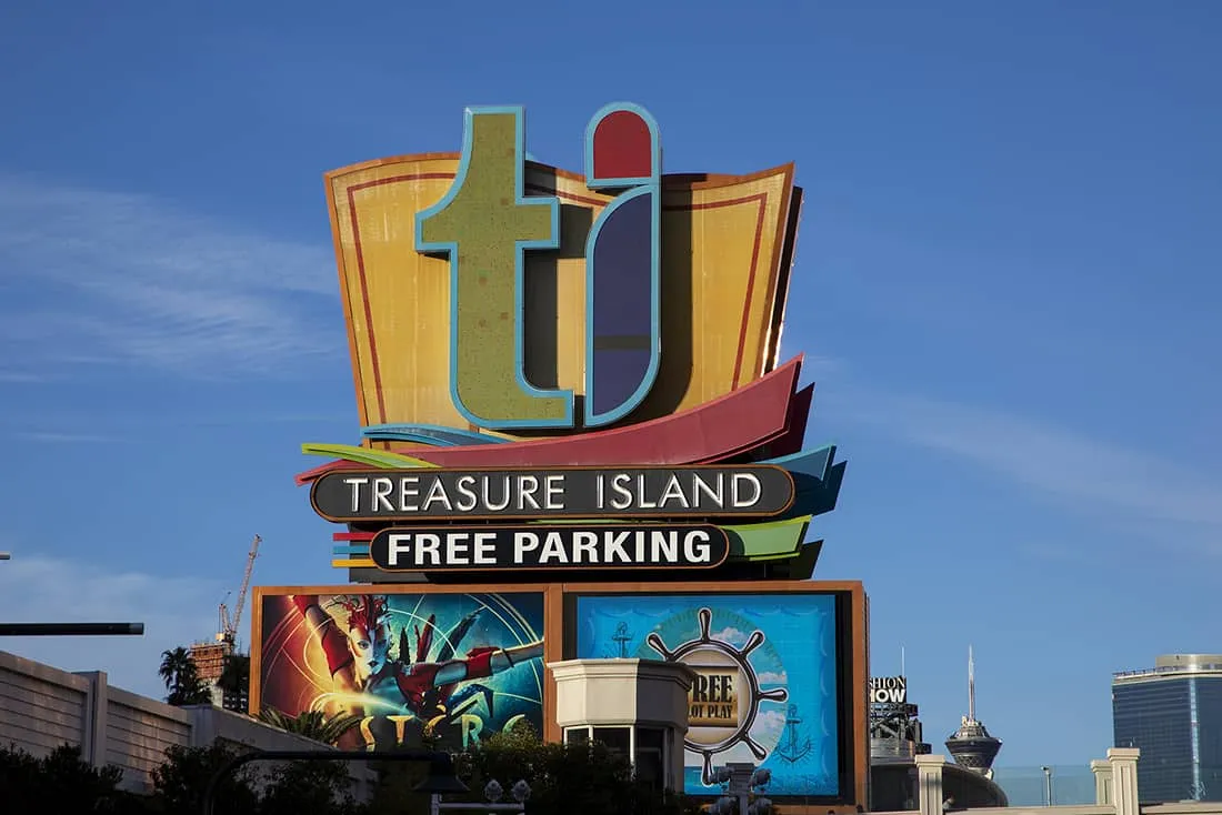 Treasure Island Parking Fees & Map for Valet & Self Parking