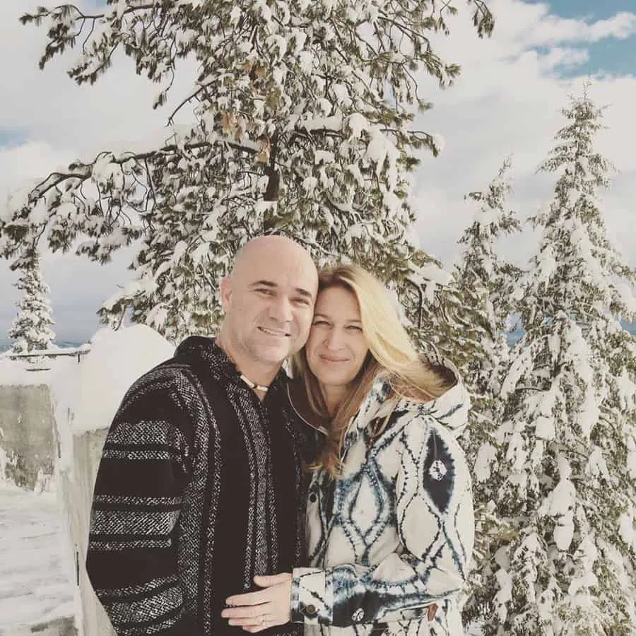 Andre Agassi and Steffi Graf