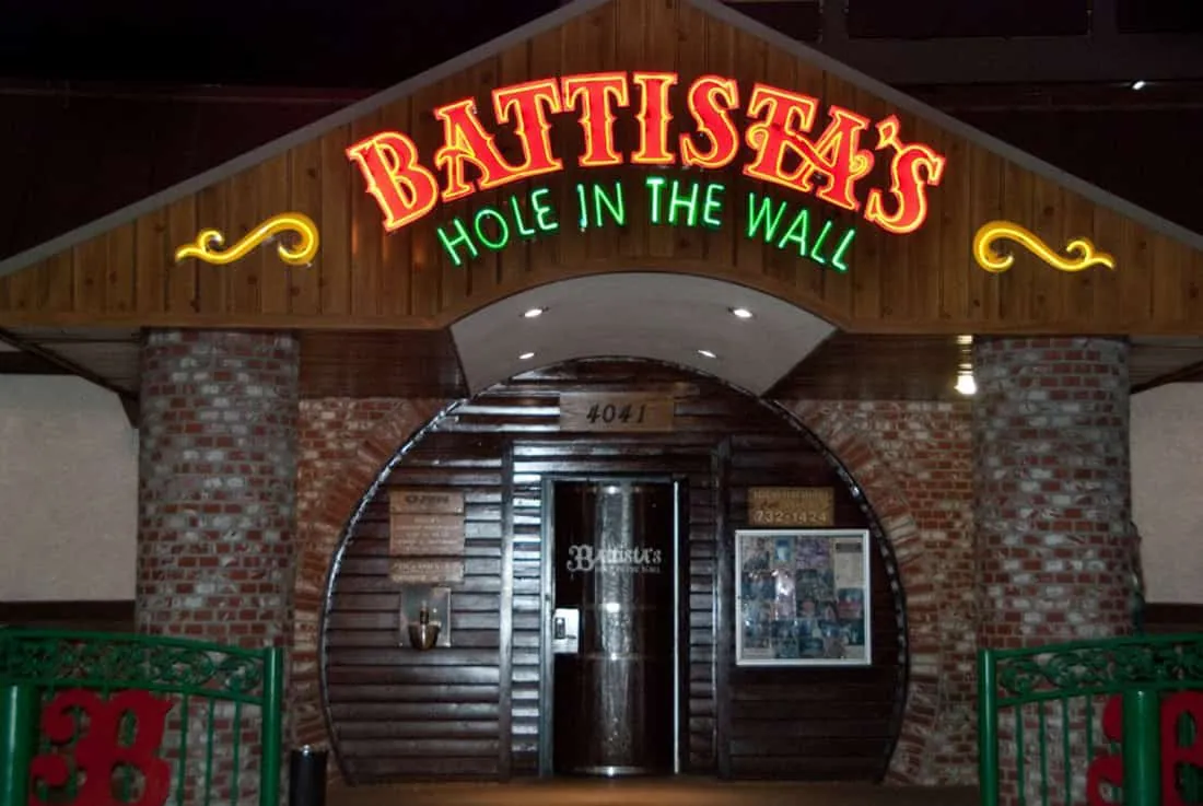 Battista’s Hole in the Wall