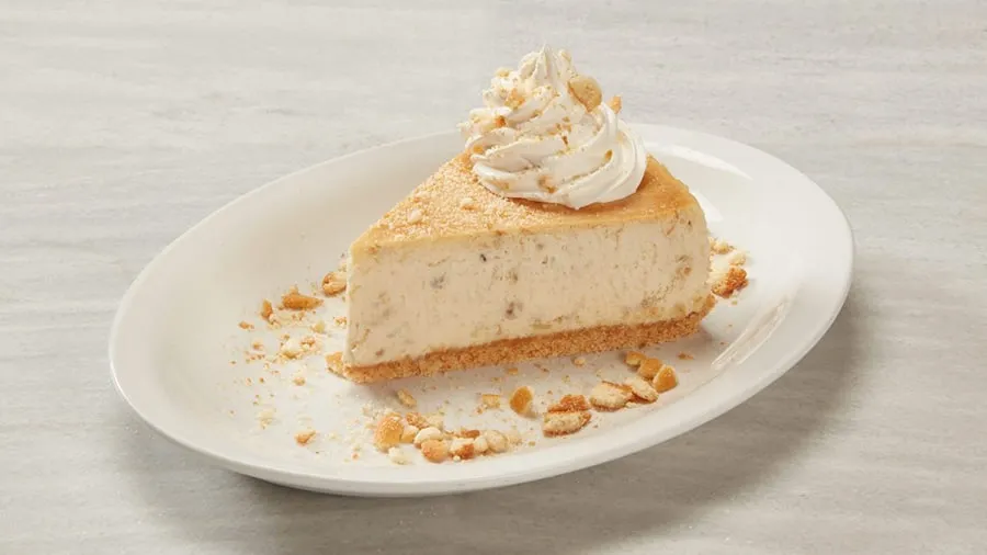 Grimaldis Pizzeria banana cream cheesecake