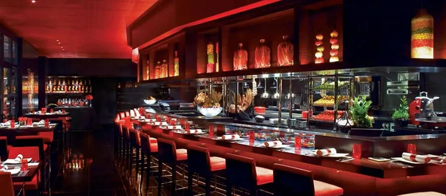 mgm grand restaurant latelier interior