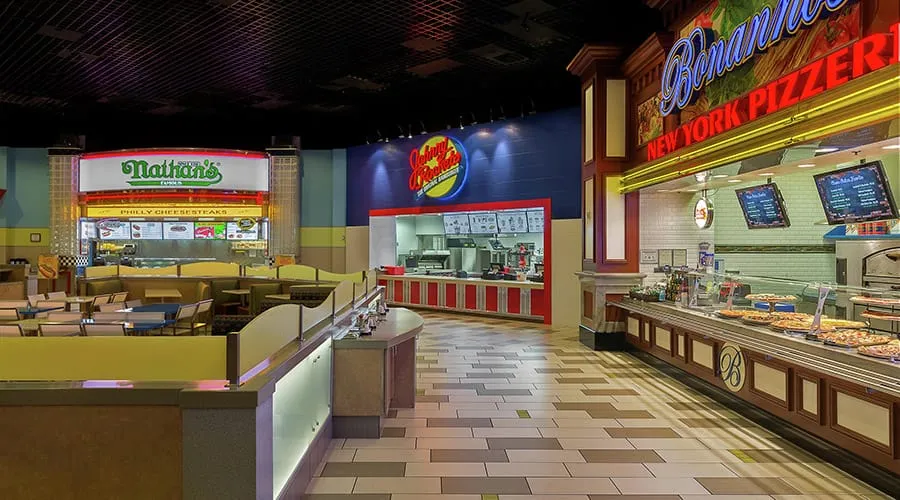 Nathan’s Famous Hotdogs and Johnny Rockets at MGM grand