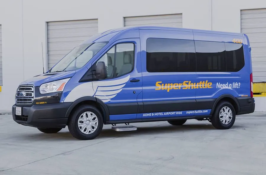 Type of Vans and Cars in Super Shuttle