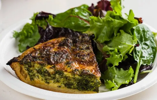 SPINACH GRUYÈRE QUICHE
