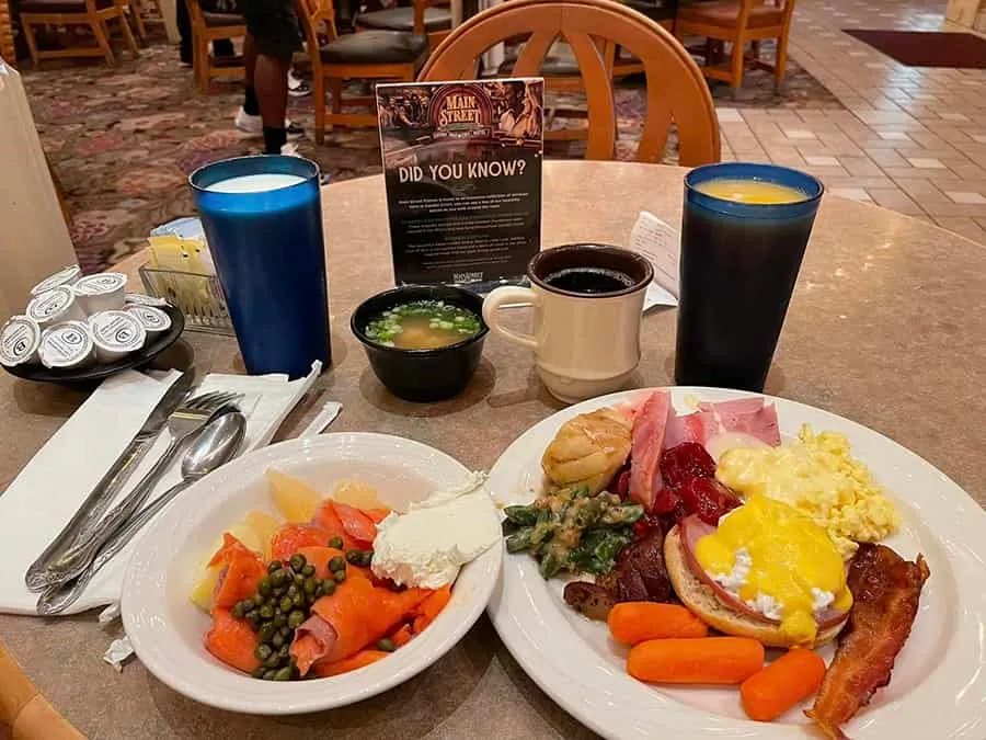Main Street Station Buffet Menu