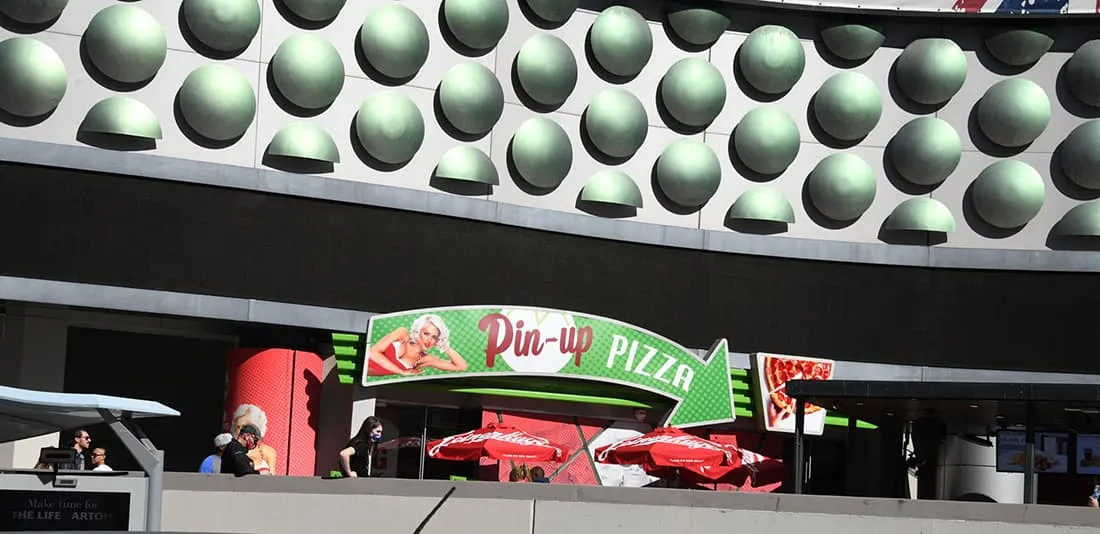 Pin Up Pizza at Planet Hollywood