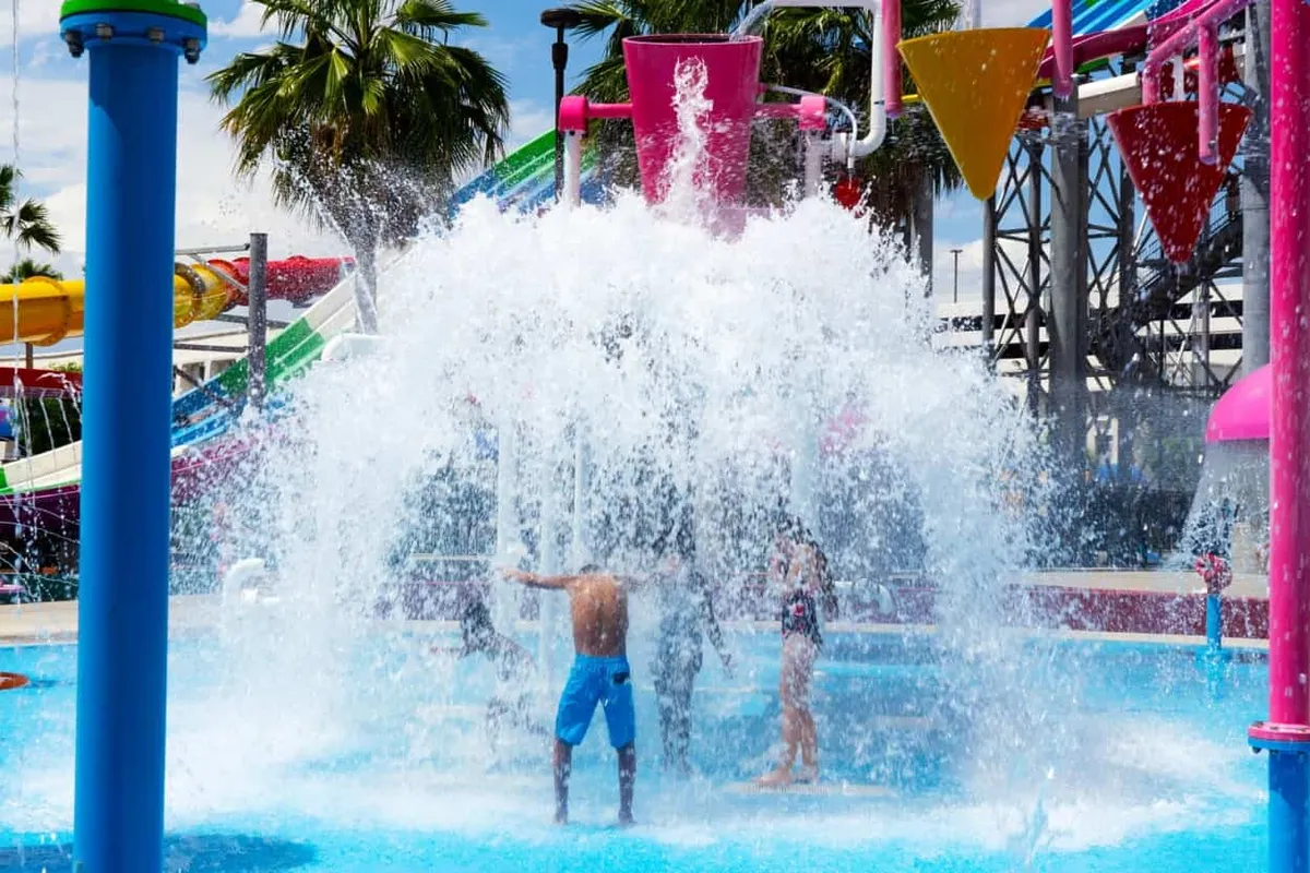 Splash Pad at Circus Circus