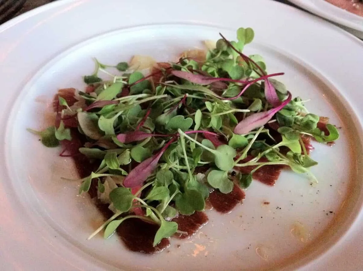 Duck Prosciutto at Yellowtail Bellagio