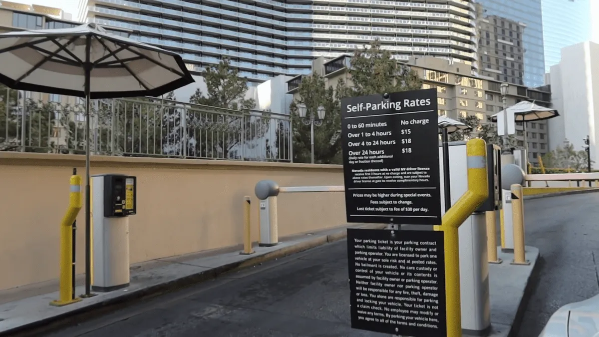 Park MGM Self Parking Garage